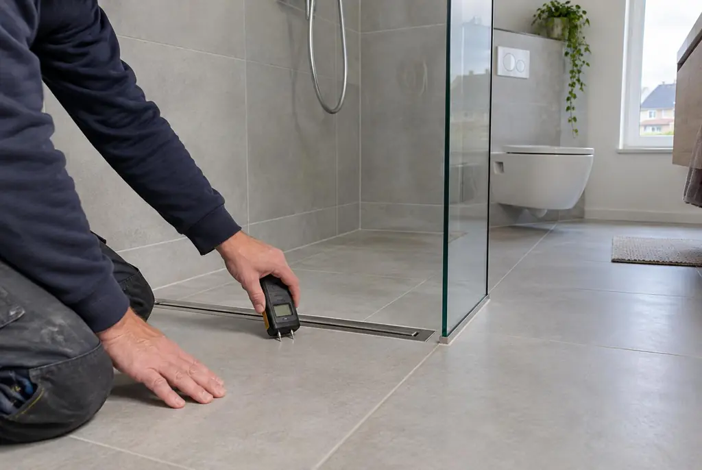 Lekdetectie Wageningen – badkamer in een nieuwbouwwoning